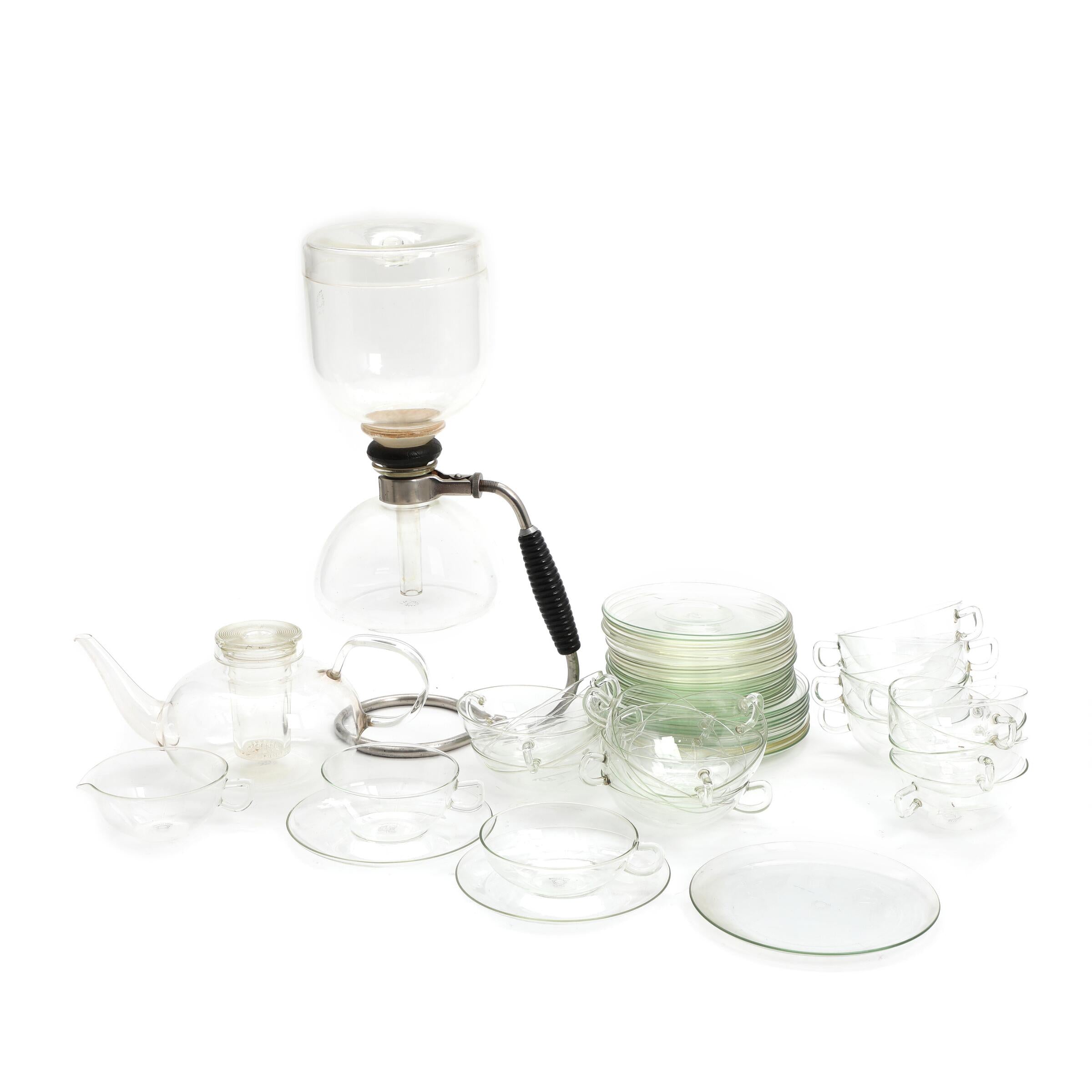 Bauhaus Complete Tea & Coffee Set by Wilhelm Wagenfeld