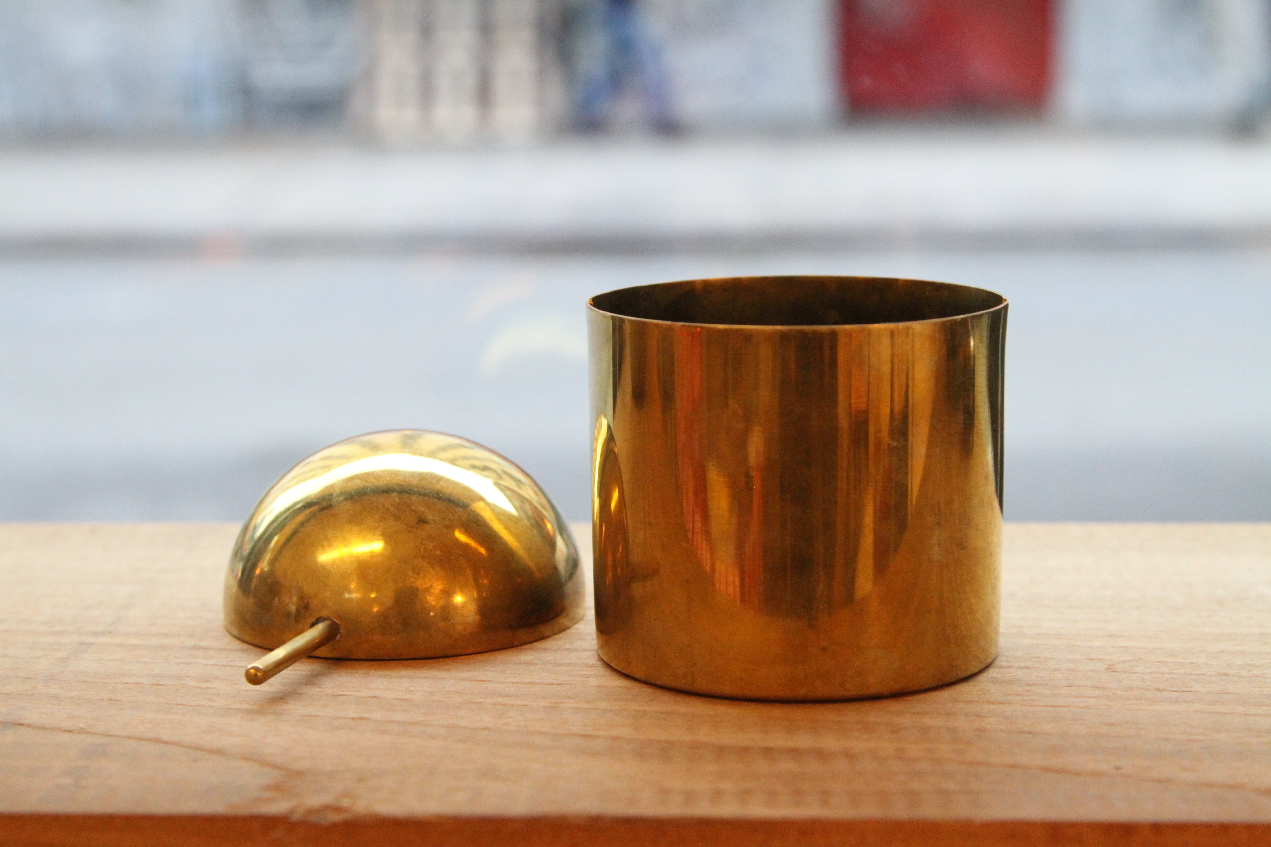 Arne Jacobsen Brass Cylinda line Ashtray 1967