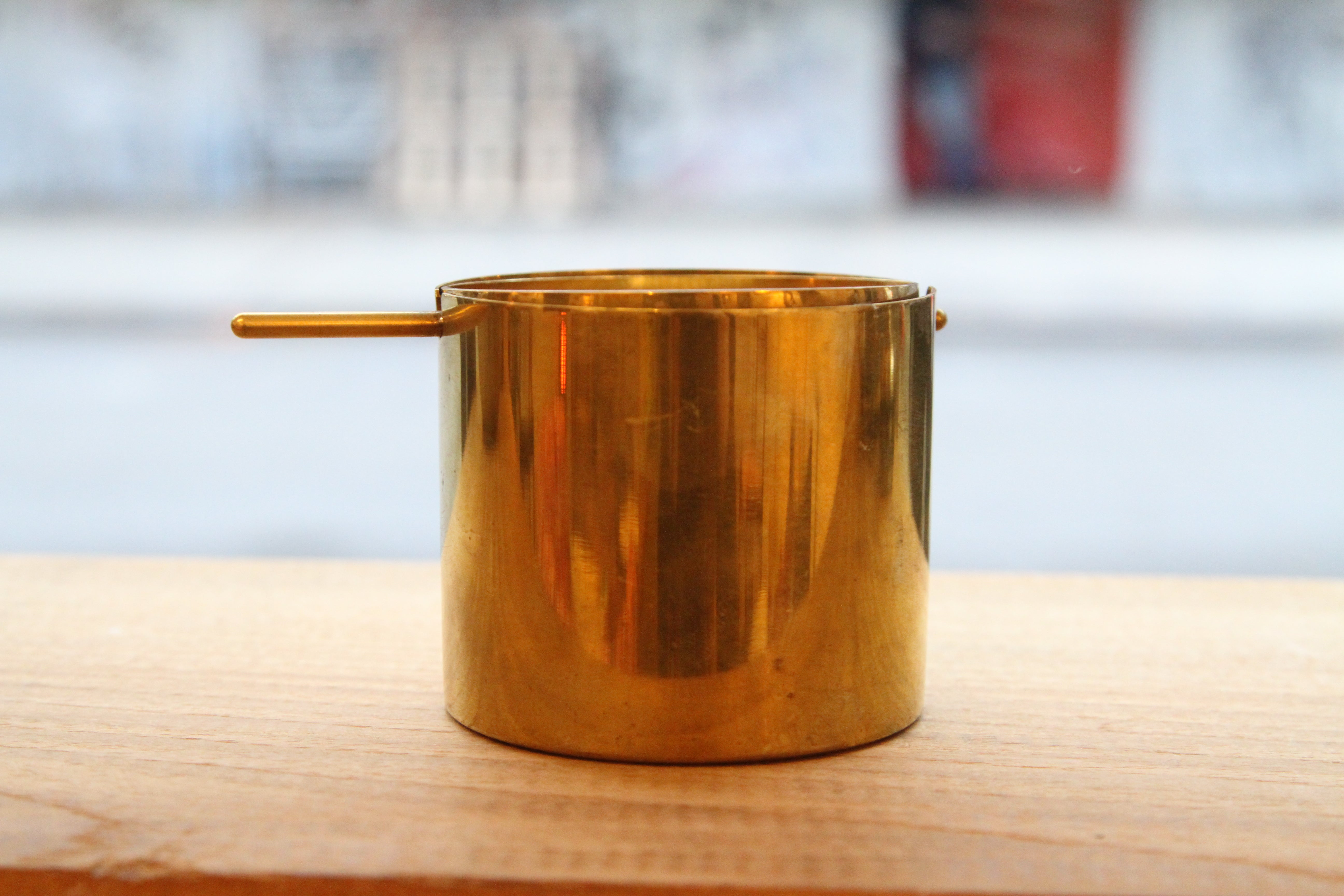 Arne Jacobsen Brass Cylinda line Ashtray 1967