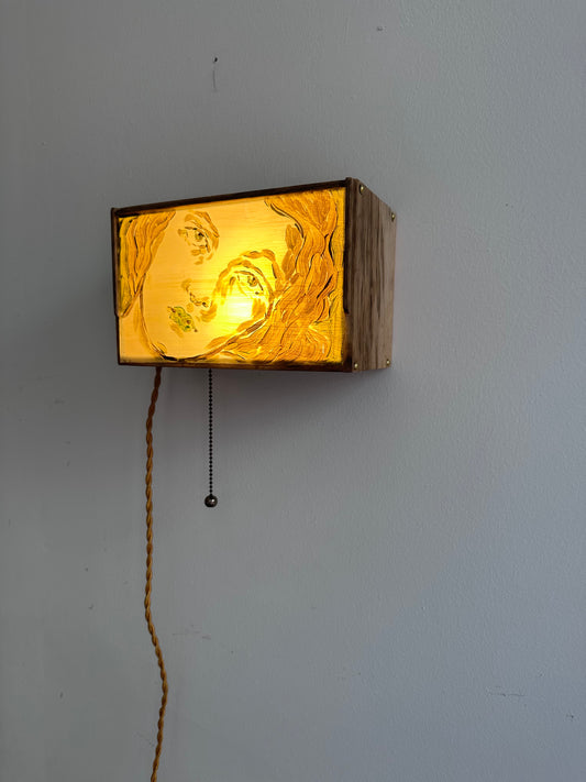 A Postcard Lamp by Sarah Holloway & Emma Jaeger